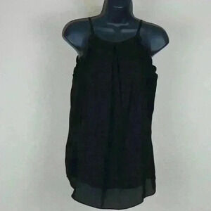 Fortune + Ivy sleeveless scalloped edged blouse